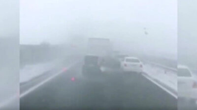 Heavy snowfall causes 130-vehicle collision in Japan; 1 dead 10 injured