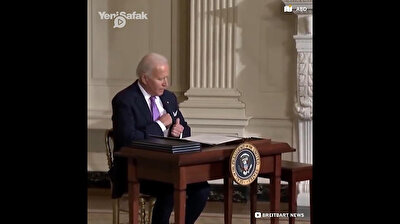 Biden can't seem to locate his pocket after signing executive orders
