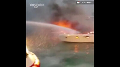 Boats burn in Istanbul's luxurious neighborhood