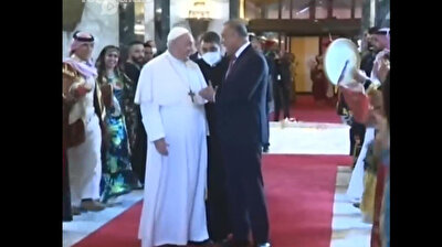 Iraqis welcome Pope Francis with traditional dances, songs at Baghdad Airport