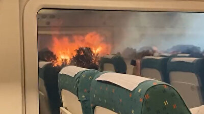 إسبانيا.. قطار ركاب يتوقف بين الحرائق