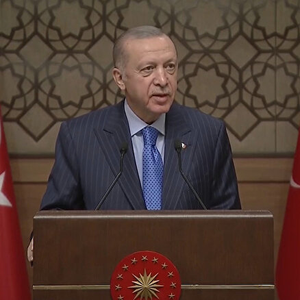 Cumhurbaşkanı Erdoğan konuşuyor
