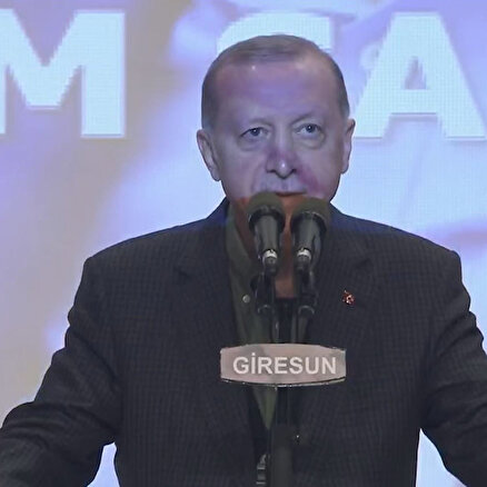 Cumhurbaşkanı Erdoğan Giresunda
