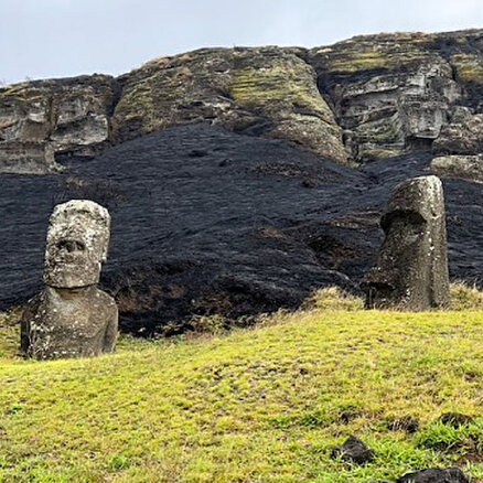 Dünya mirası 500 yıllık heykeller yangında onarılamaz hasar gördü