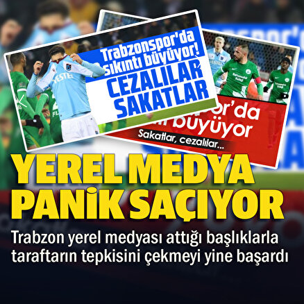 Trabzonspor’da sıkıntı büyüyor başlığı tepki çekti