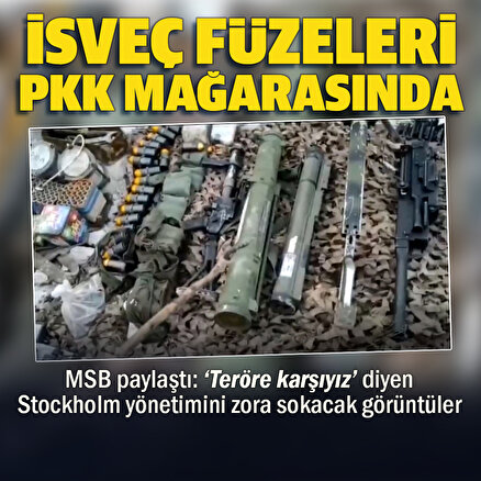İsveç füzeleri PKK mağarasında çıktı: Kirli iş birliği bir kez daha gözler önünde