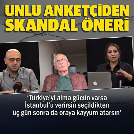 Metropoll Araştırma sahibi Özer Sencar: Türkiyeyi alma gücün varsa İstanbulu verirsin seçildikten sonra da kayyum atarsın