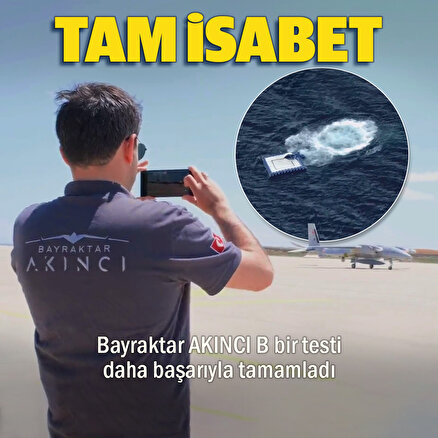 Bayraktar AKINCI B TEBER-82 Güdüm Kiti ile atış testlerini başarıyla tamamladı