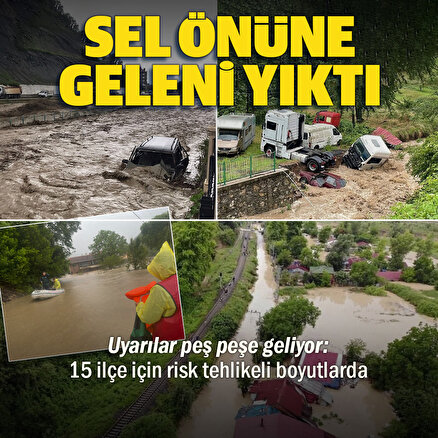 Kastamonu, Bartın, Sinop ve Zonguldakta sel felaketi: Köprüler yıkıldı, evleri su bastı! Uyarılar peş peşe geldi