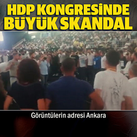 HDP kongresinde skandal görüntü