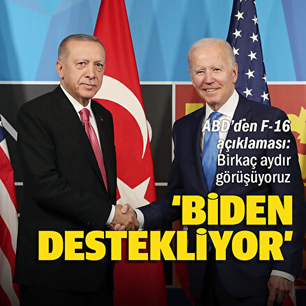 Beyaz Saray: Biden, Türkiyenin F-16 talebini destekliyor