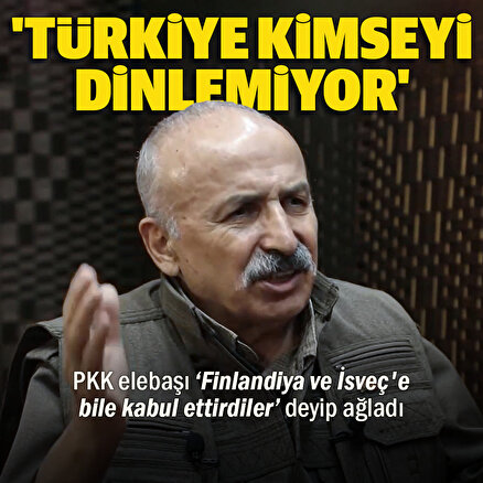 PKK elebaşı Karasu: İsveç ve Finlandiya bile Türkiyenin terörle mücadelesini kabul etti bunlar kimseyi dinlemiyor