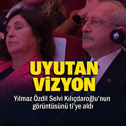 Yılmaz Özdil Selvi Kılıçdaroğlu’nun vizyon toplantısında uyuduğu görüntüsünü ti’ye aldı