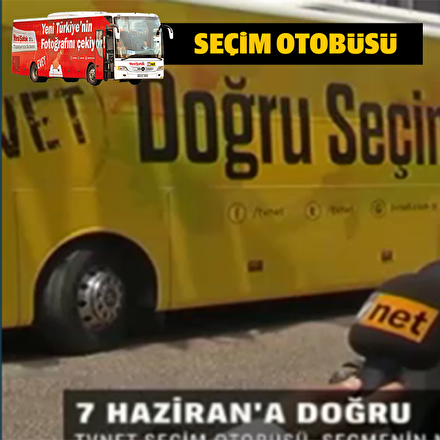 TVNET ve Yeni Şafak seçim otobüsünün konuğu Mustafa Canbey