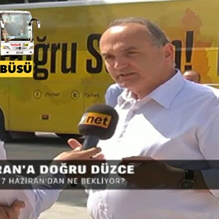 TVNET ve Yeni Şafak seçim otobüsünün konuğu Faruk Özlü
