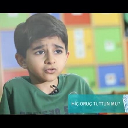 Oruç tuttum ama...