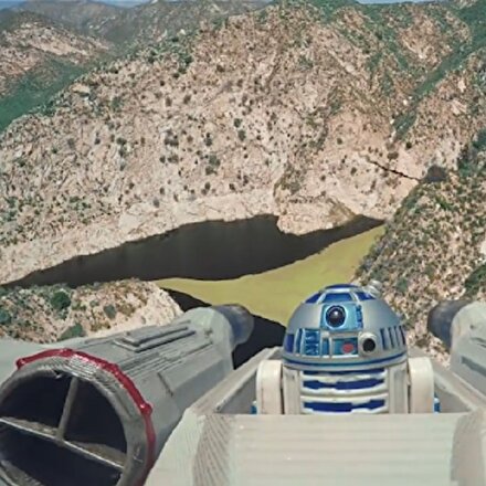 Dronelarla Star Wars sahnelerini canlardırdılar