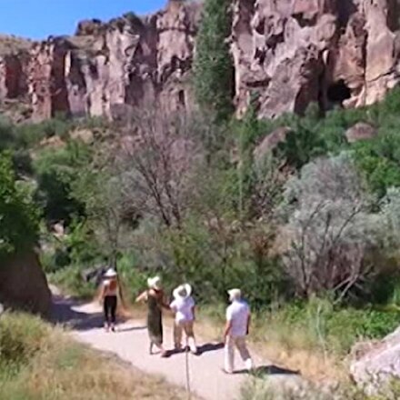 Ihlara Vadisine yerli ve yabancı turist akını!