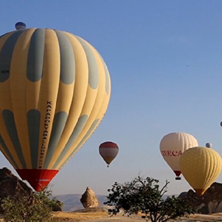 Kapadokyayı 8 ayda 150 bin turist kuşbakışı izledi