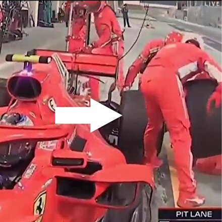 Kimi Raikkonenin, mekanikerin bacağını ezdiği en net görüntüler