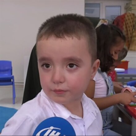 Yeni okula başlayan Giray: Terledim terledim ağlamadım
