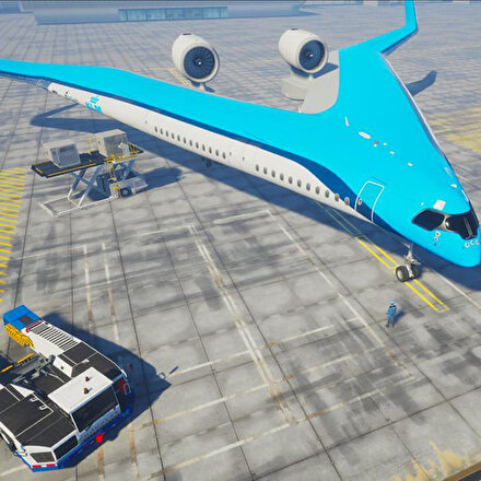 Flying-V yolcularını kanatta taşıyacak