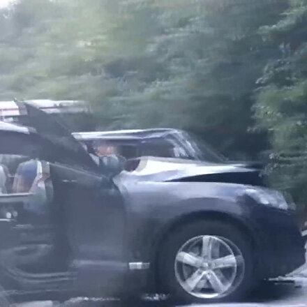 Ukrayna Devlet Başkanı trafik kazası yaptı