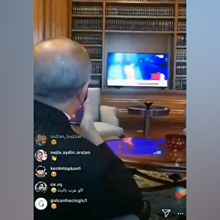 Erdoğan, Rıza Kayaalpin şampiyonluğunu böyle izledi