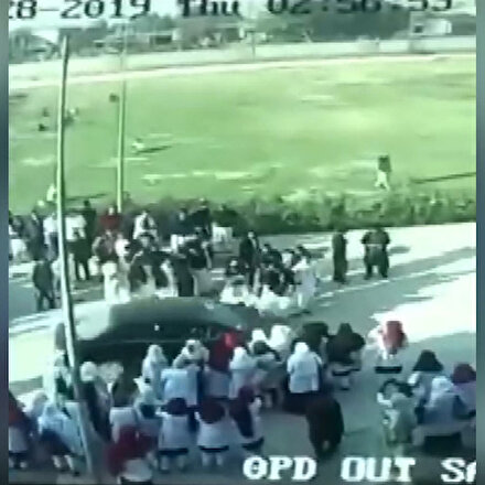 Profesör, protestocu öğrencisini ezdi