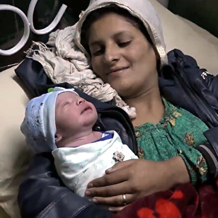 Rasulaynda doğan bebeğe Barış adını verdiler
