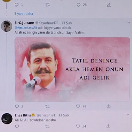 Vali ile öğrencilerin sosyal medyadaki kar tatili pazarlığı güldürdü