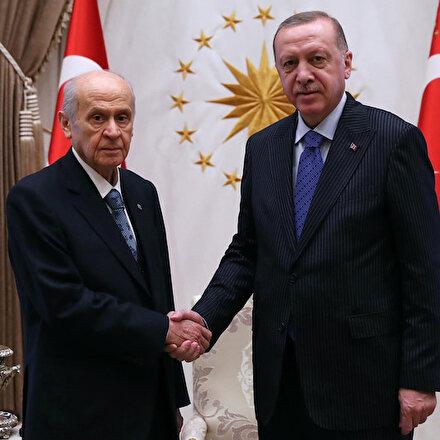 Cumhurbaşkanı Erdoğan ile MHP Lideri Bahçeli görüştü