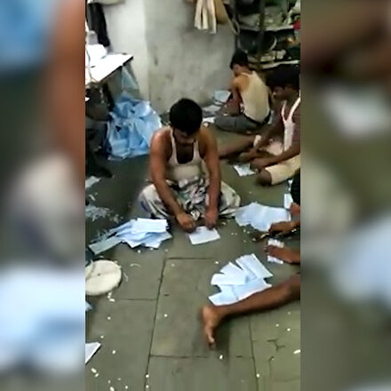 Hindistanda üretilen maskeler koronavirüs kadar tehlikeli olabilir