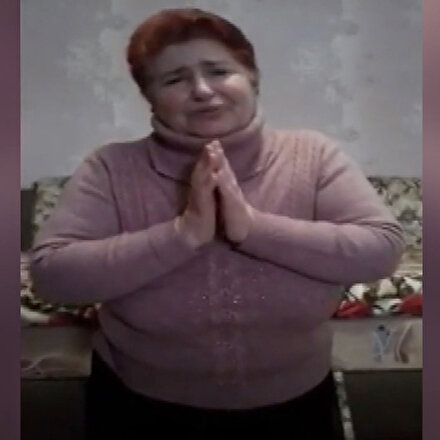 Ukraynada koronavirüsü ilk bulaştıran kadın böyle af diledi
