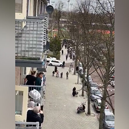 Fransada yükselen ses bir anda hayatı durdurdu