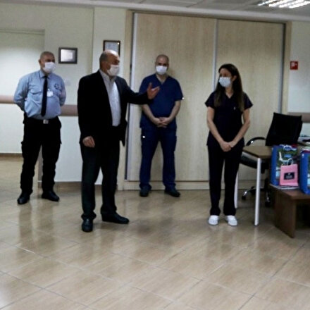 Rizede koronavirüsü yenen 2 sağlık personeli görevlerine döndü