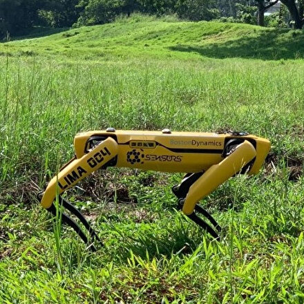 Singapur’da koronavirüse karşı “robot köpek” önlemi