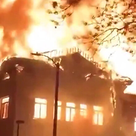 ABDde terk edilmiş kilisede yangın