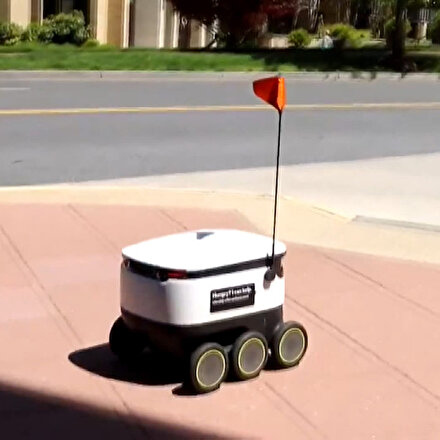 ABDde yemek servisi için robotlar devreye girdi