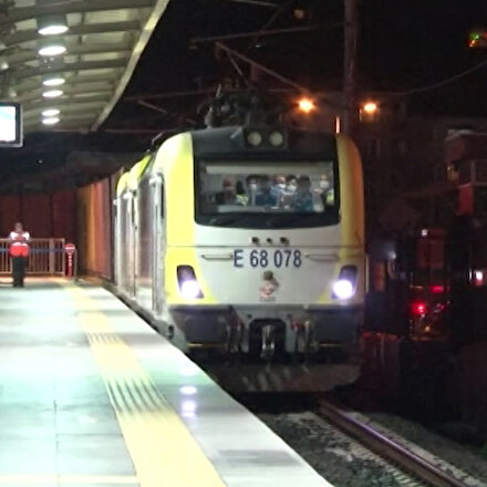 100üncü yük treni Marmaraydan, Avrupaya geçiş yaptı