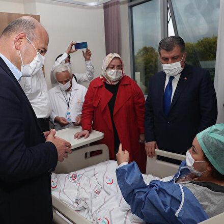 Bakanlar, Sakaryadaki patlamada yaralanan çalışanları dinledi