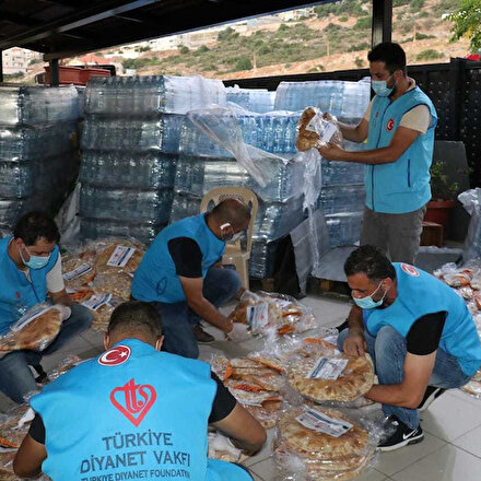 Türkiye Diyanet Vakfı Lübnanın yaralarını sarıyor