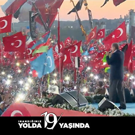 AK Partiden 19. yıla özel İnandığın Yolda Yürü paylaşımı