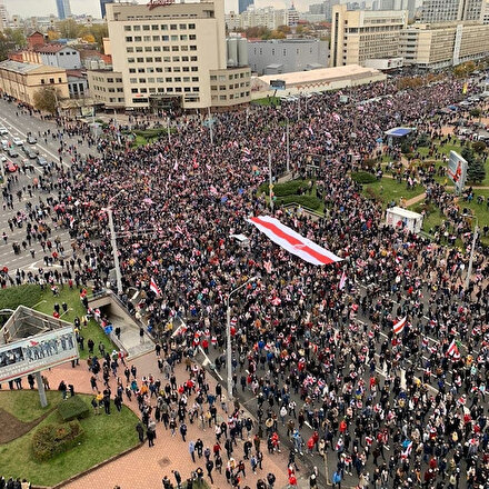 Belarus sokakları yeniden karıştı