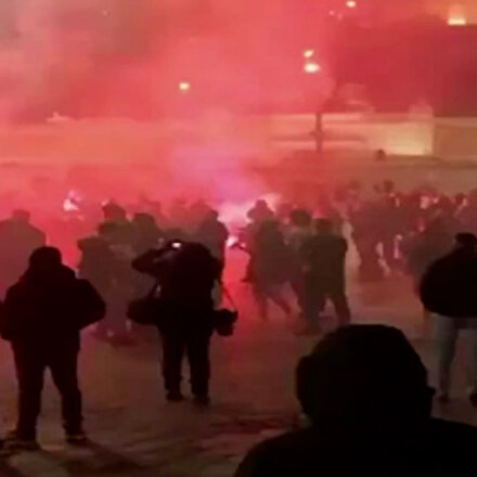 İtalyada protestocular polisle çatıştı
