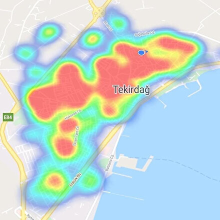 Sağlık Bakanı Kocanın örnek gösterdiği Tekirdağ için korkutan harita