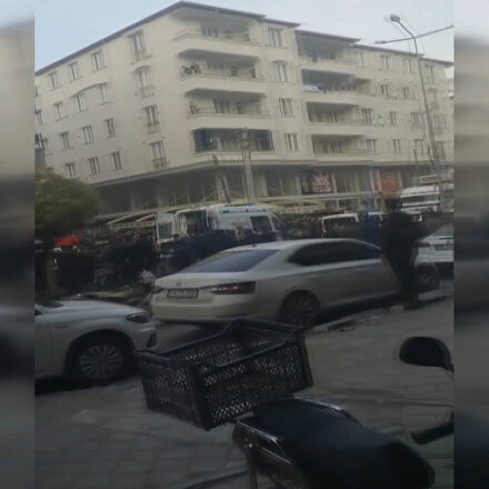 Iğdırda silahlı çatışma: Bir kişinin yaralandığı olaya ilişkin görüntüler kamerada
