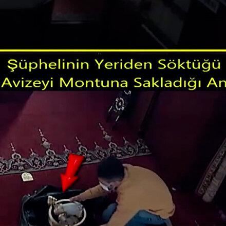 Camiden avize çalan hırsızlar önce kameralara sonra polise yakalandı