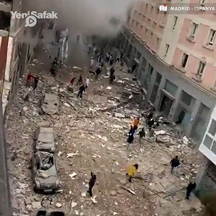 İspanyanın başkenti Madrid patlamayla savaş alanına döndü