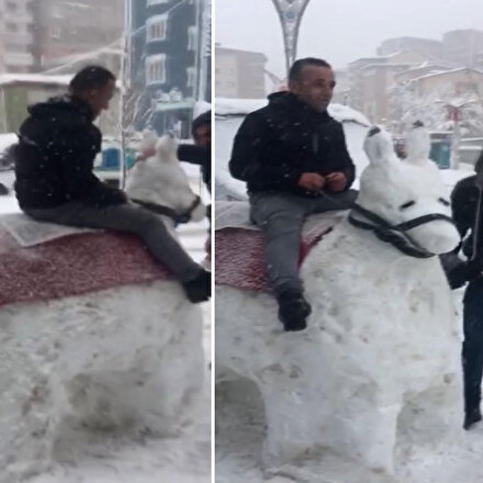 Hakkaride kardan eşek yapıp bindiler
